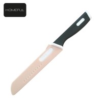 Ceramic coating 8 inch bread knife with soft touch handle